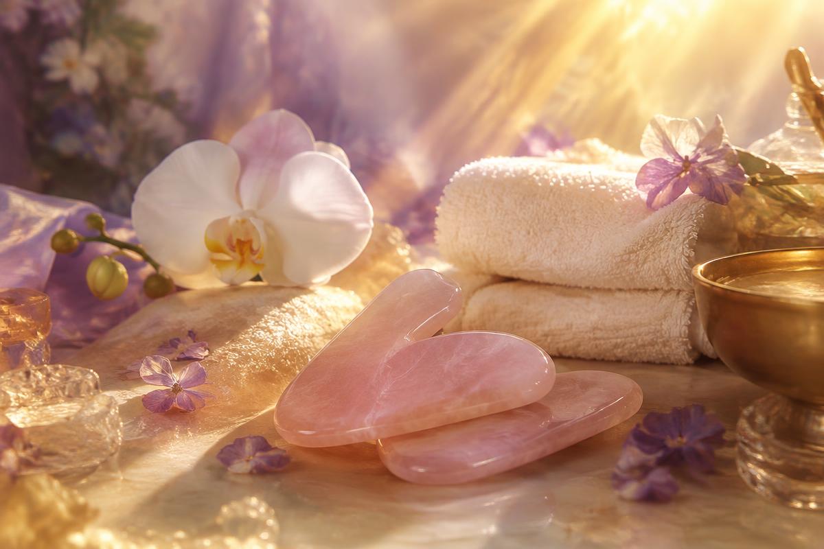 Gentle energetic facelift wellness imagery