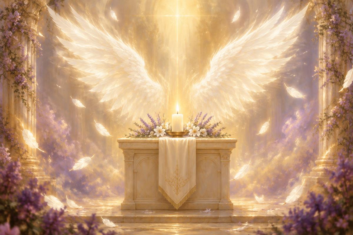Soft healing light representing personal transformation
